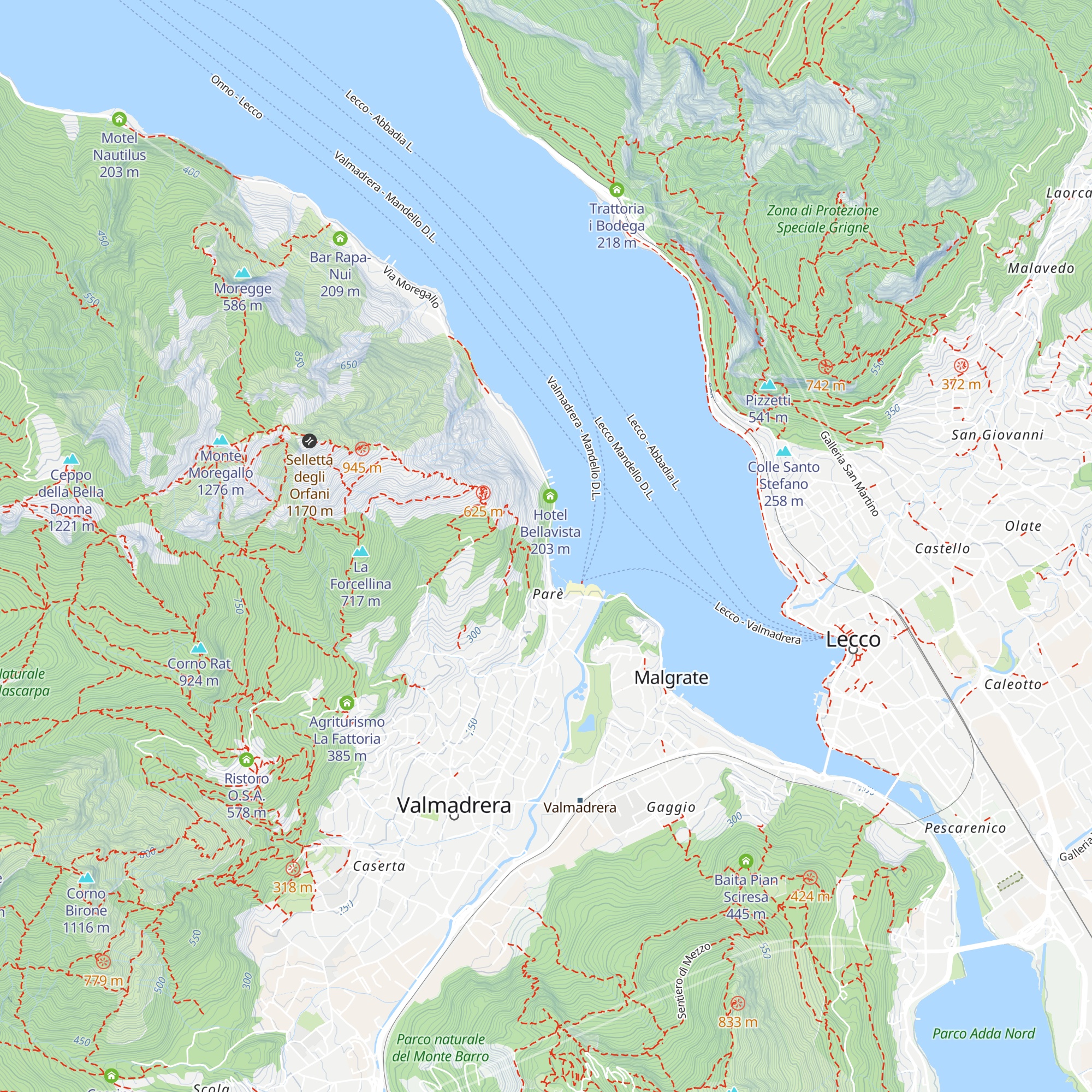 Al Terrazzo map