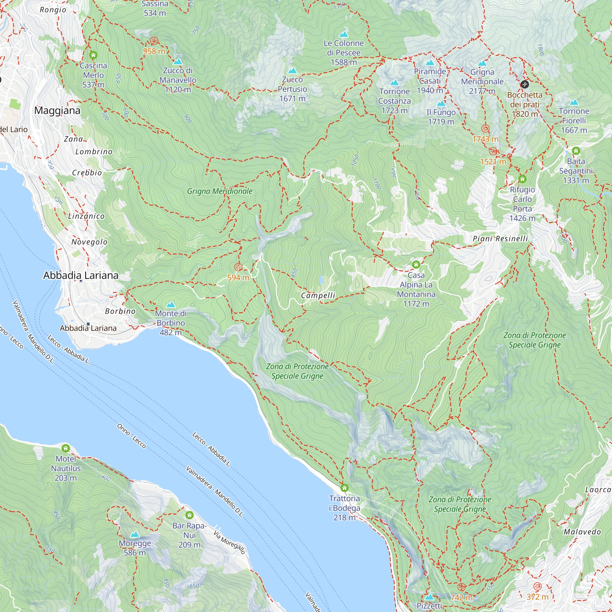 San Martino Namaste map