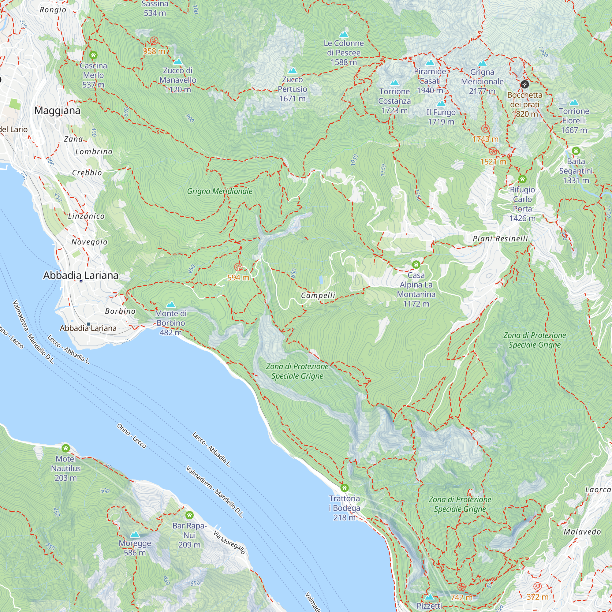 San Martino Namaste map