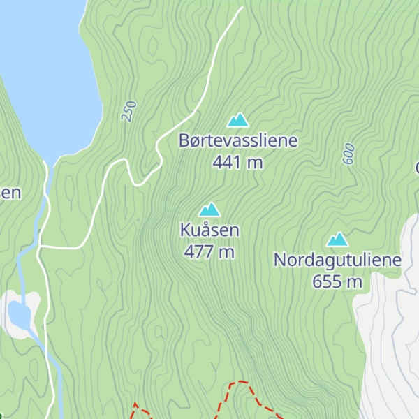 Map of Kuåsen