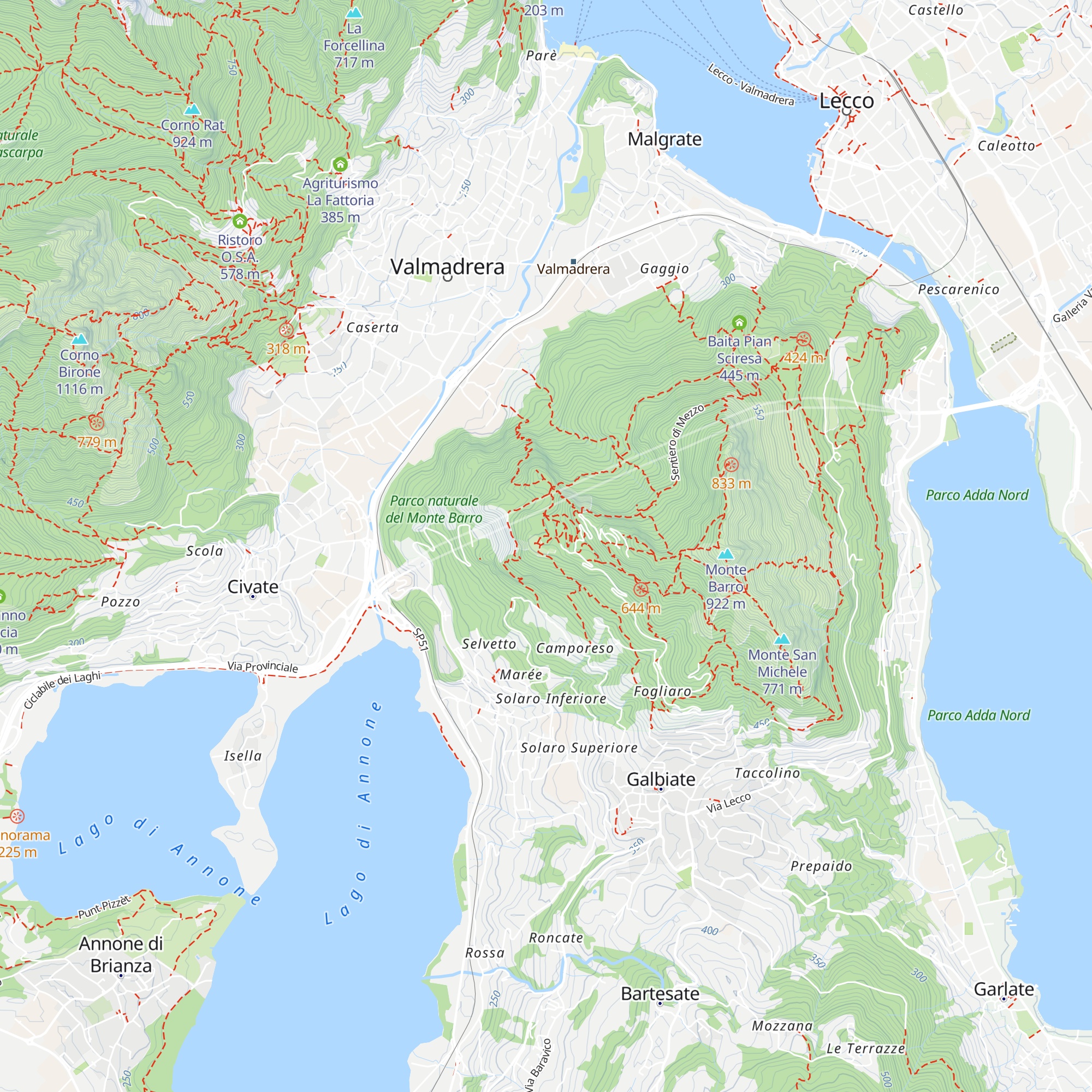 Ca di Nineta map