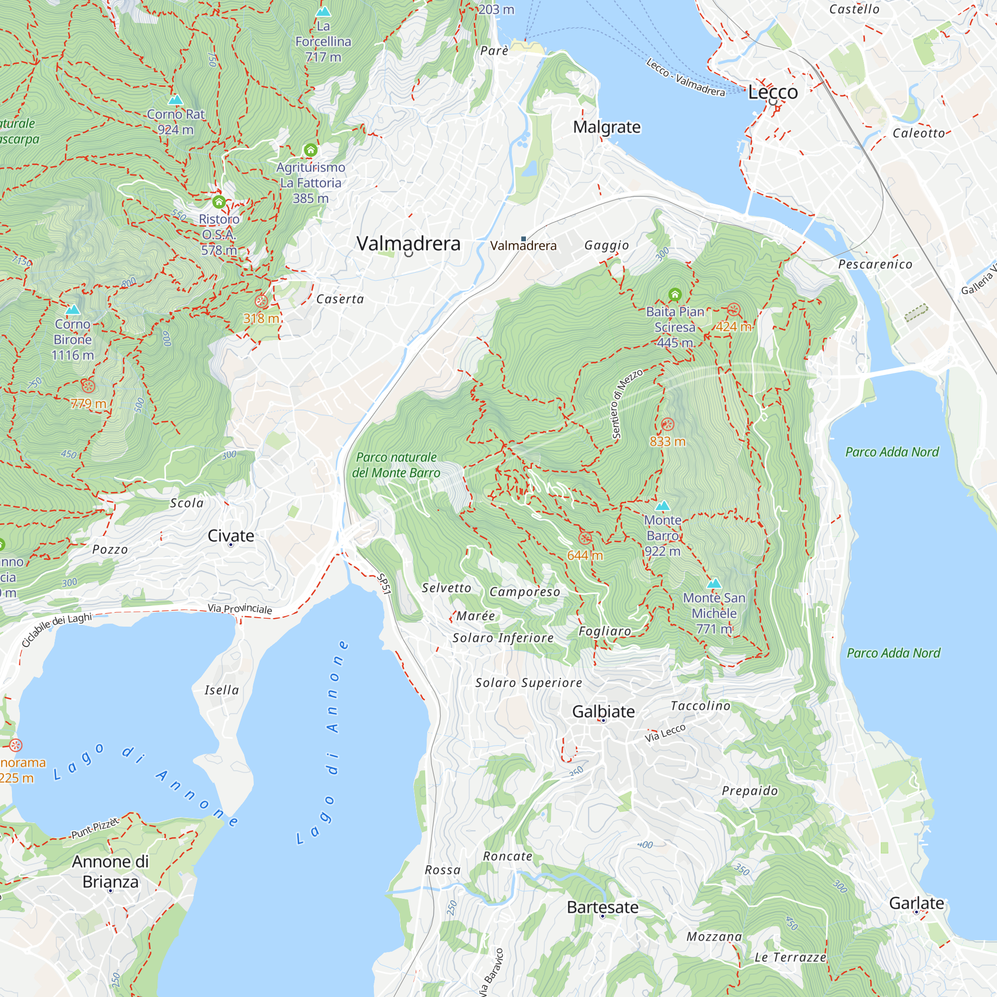 Ca di Nineta map