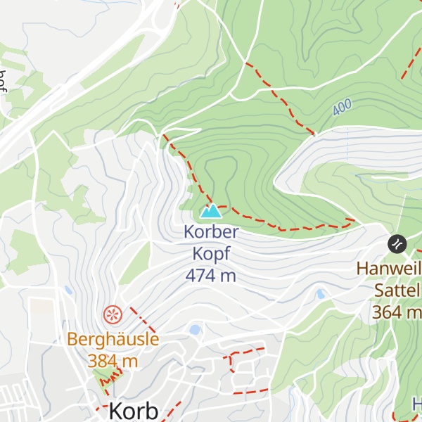 Map of Korber Kopf