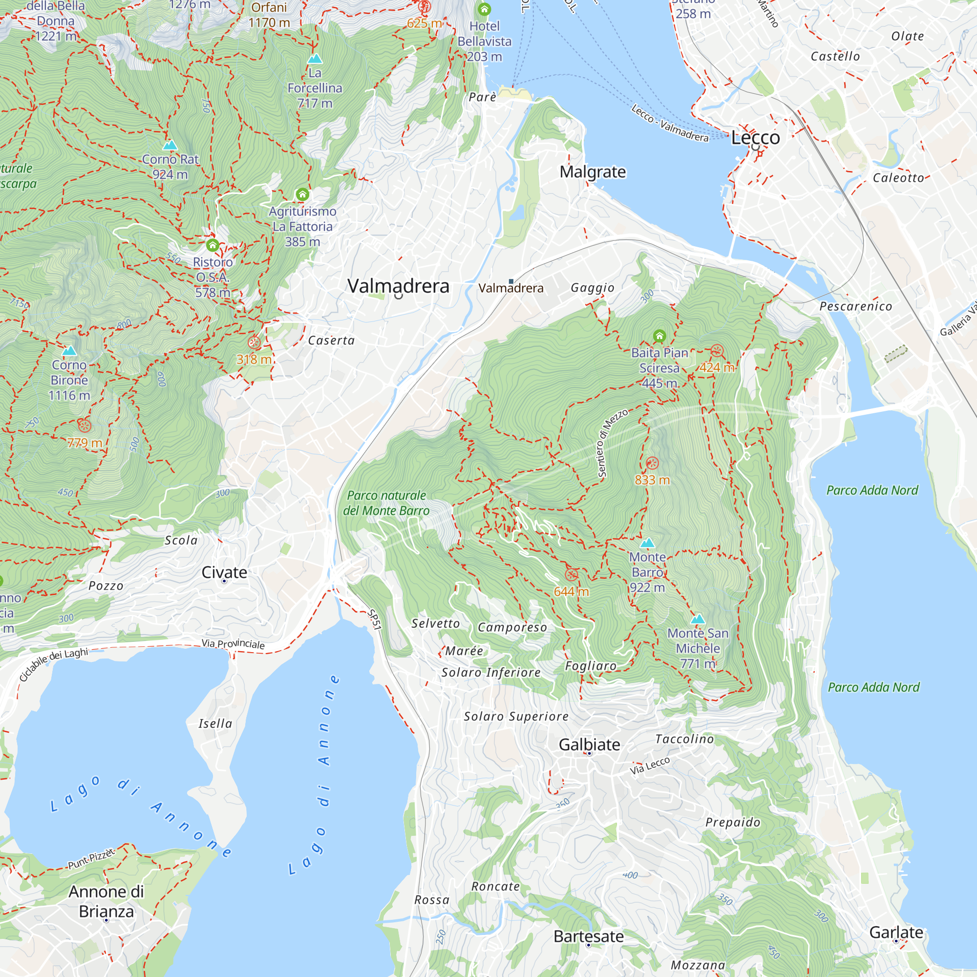 Baita Alpina Vinargino map