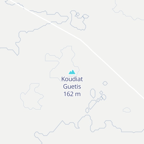 Map of Koudiat Guetis