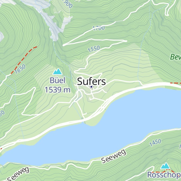 Map of Menn's Buurastübli