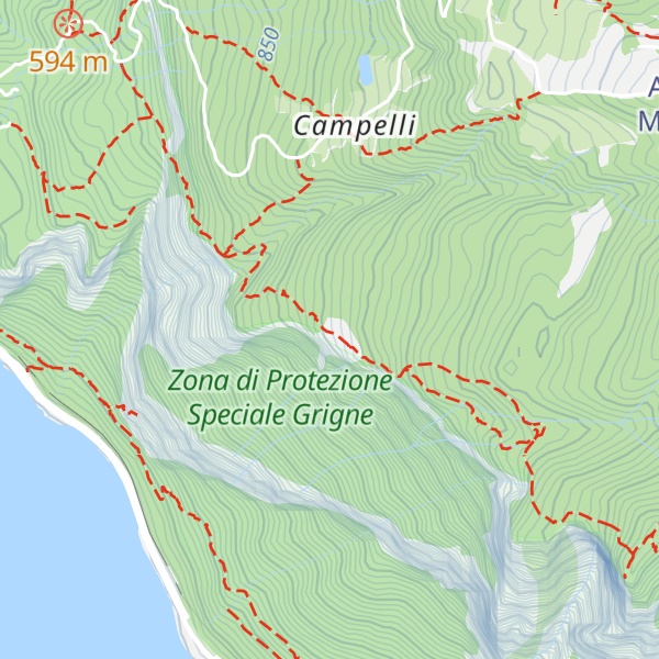Map of Crotto di Pendoliva