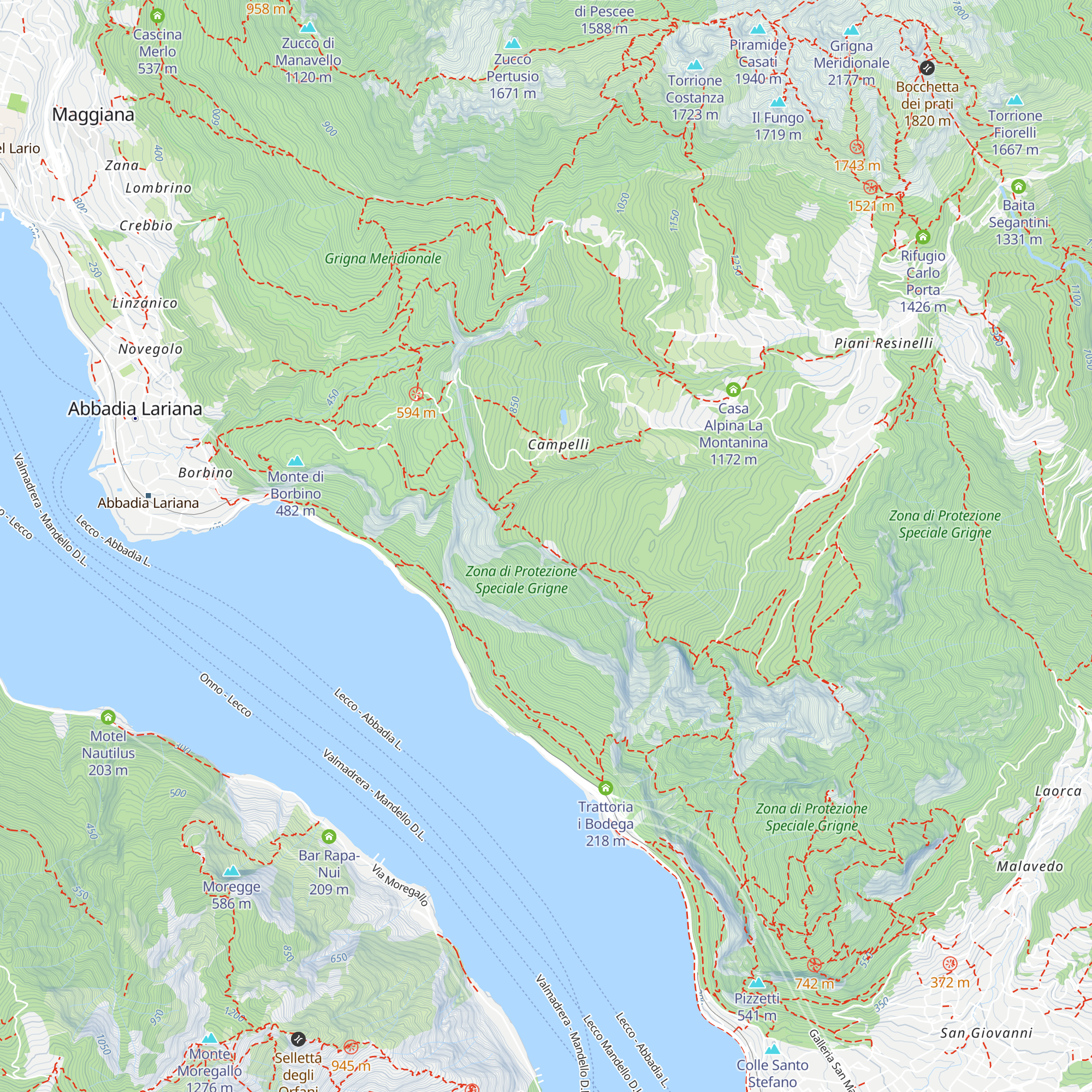 Crotto di Pendoliva map