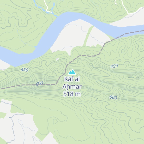 Map of Kāf al Aḩmar