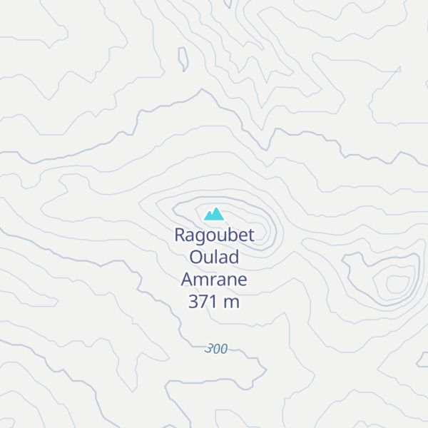 Map of Ragoubet Oulad Amrane
