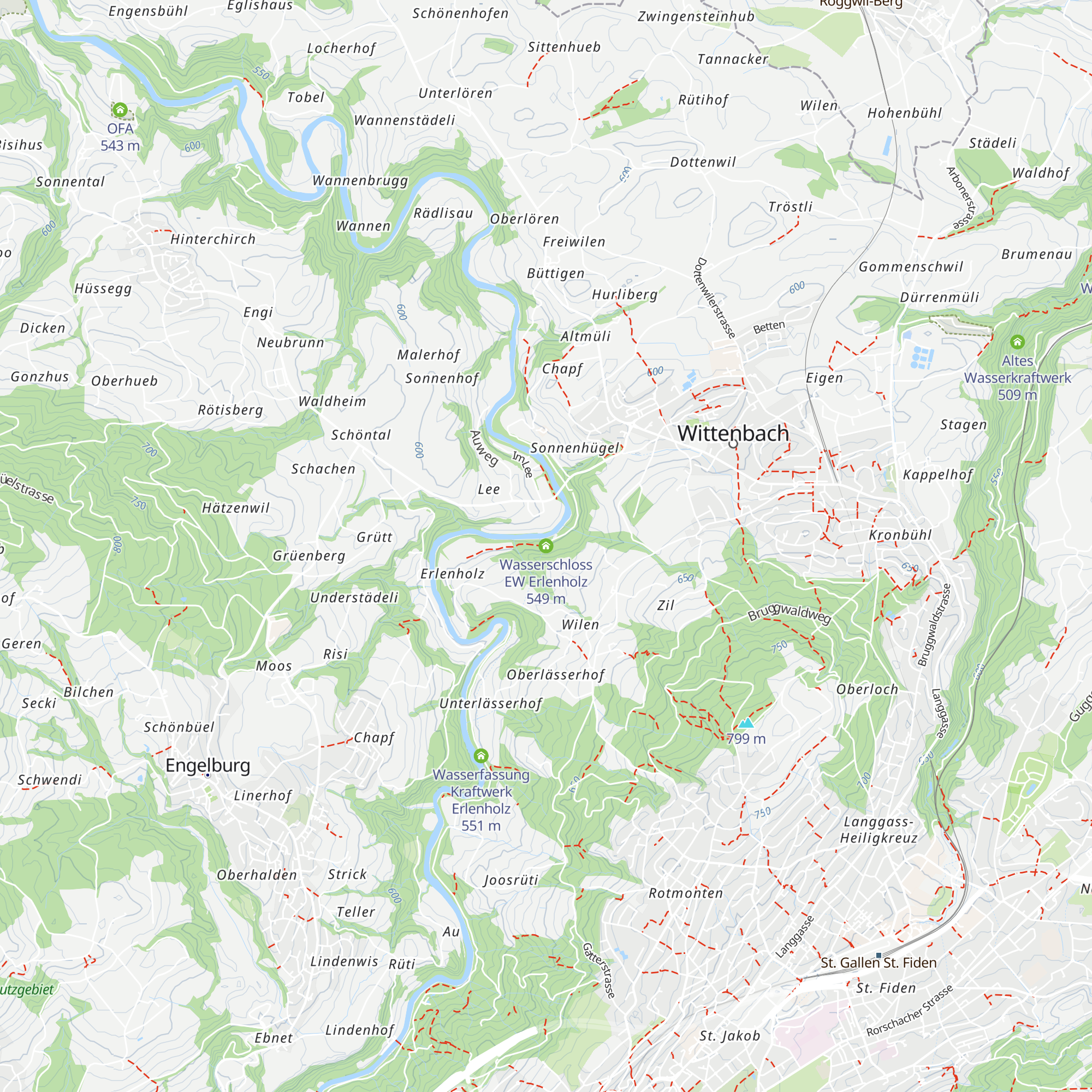 Wasserschloss EW Erlenholz map