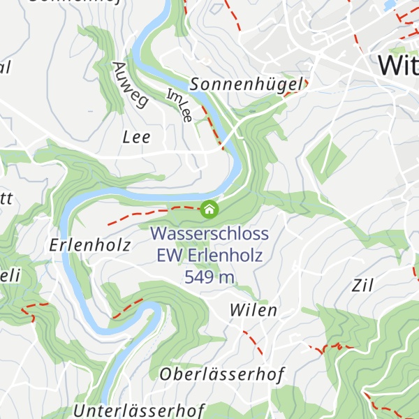 Map of Wasserschloss EW Erlenholz