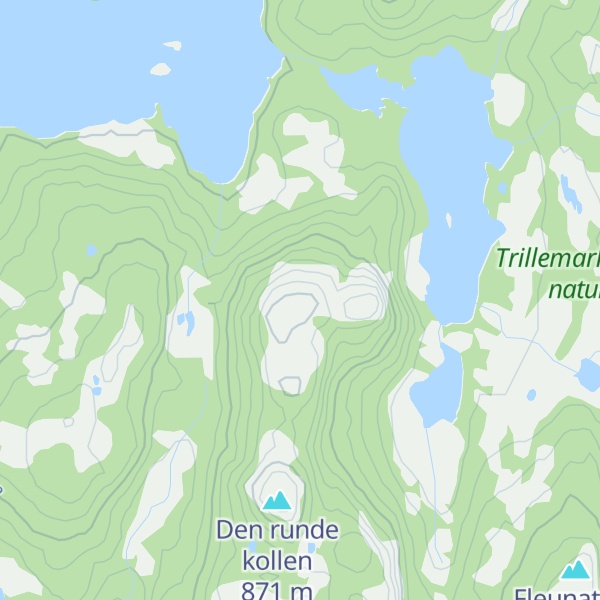 Map of Gaulsnatten