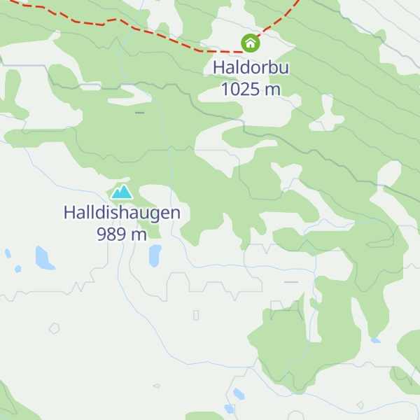 Map of Mogophaugen