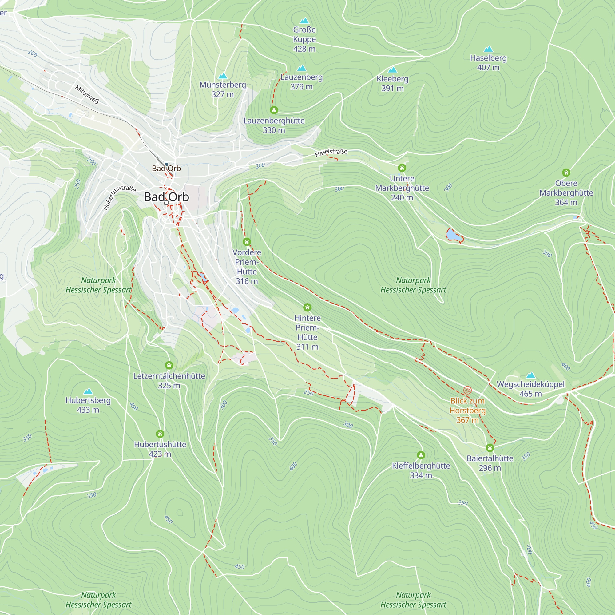 Hintere Priem-Hütte map