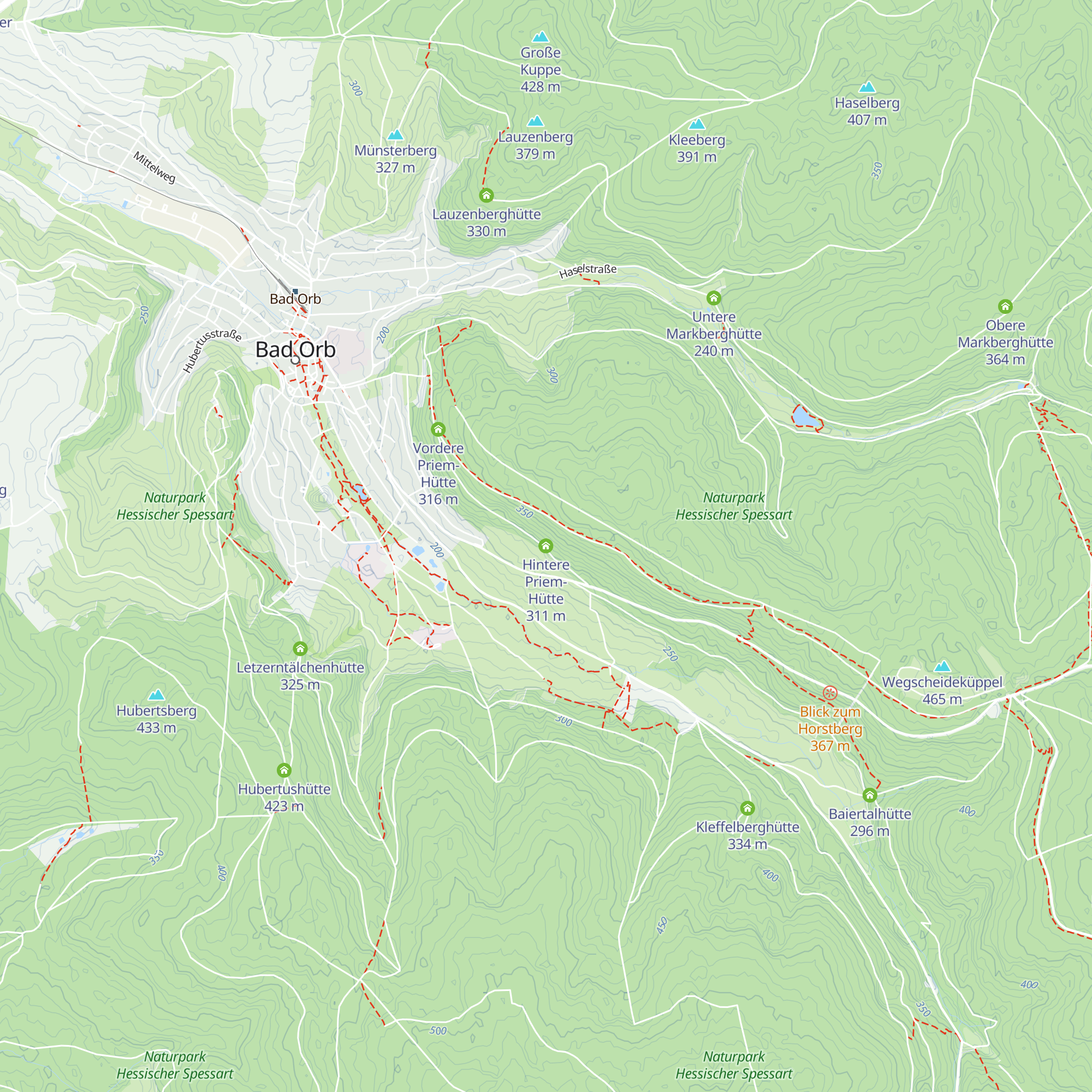 Hintere Priem-Hütte map