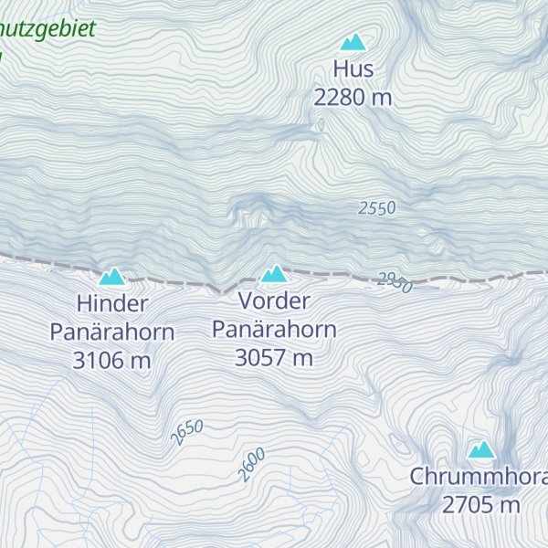 Map of Vorder Panärahorn