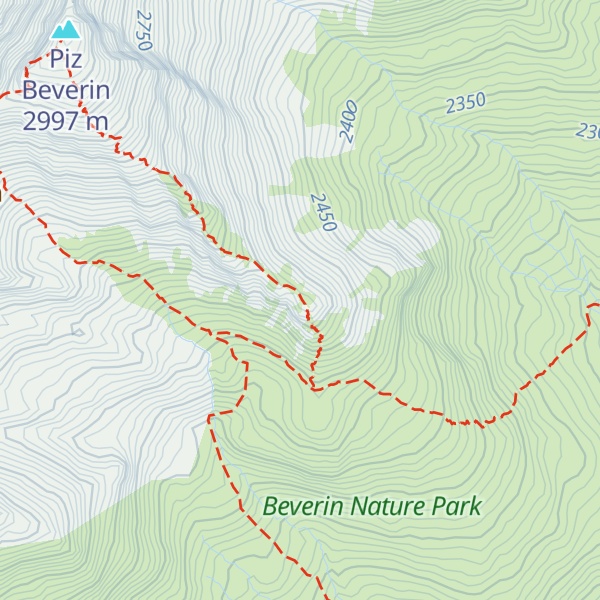 Map of Beverin Pintg