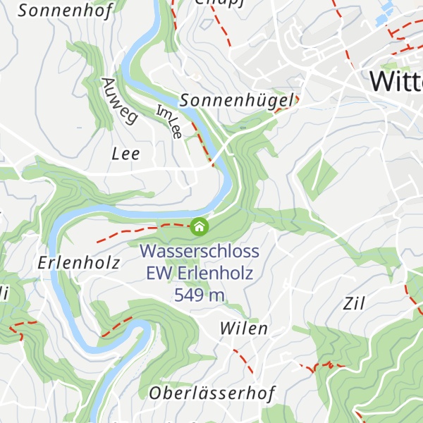 Map of Elektrizitätswerk Erlenholz