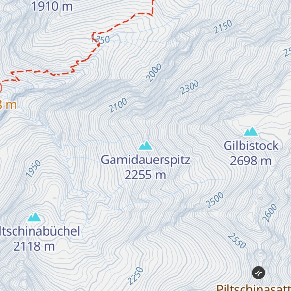 Map of Gamidauerspitz