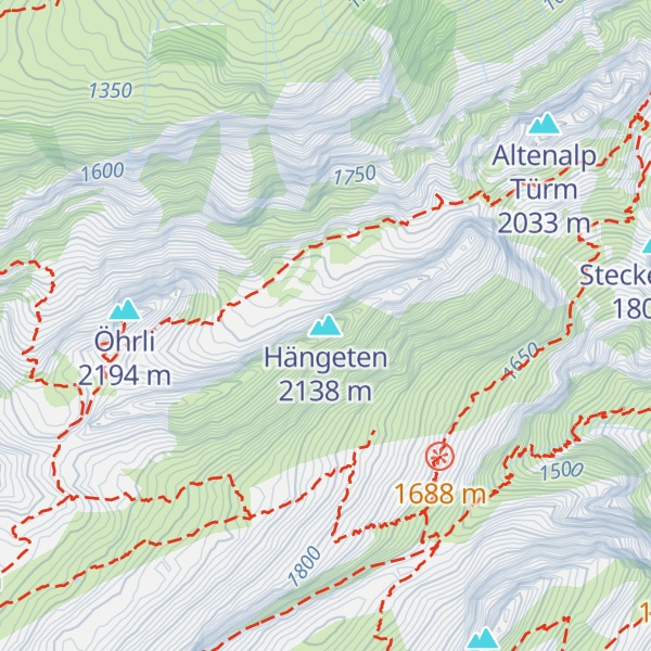 Map of Hängeten