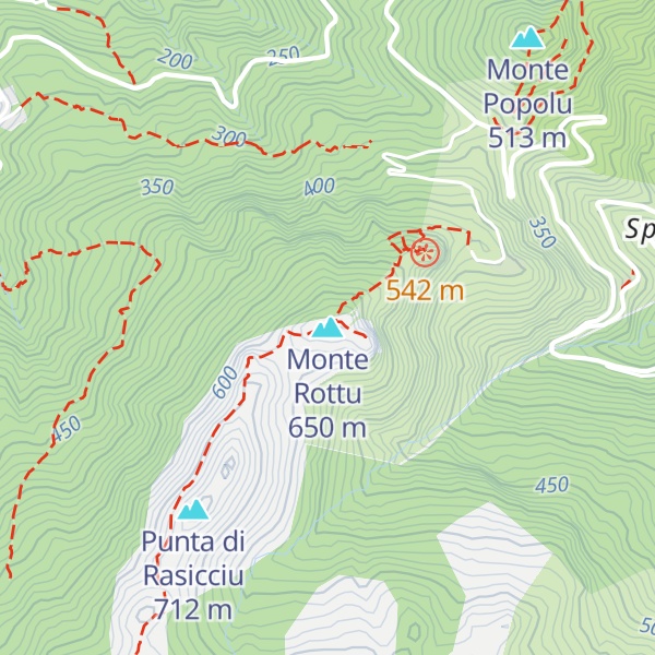 Map of Monte Rottu