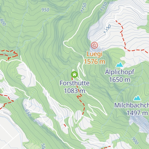 Map of Forsthütte