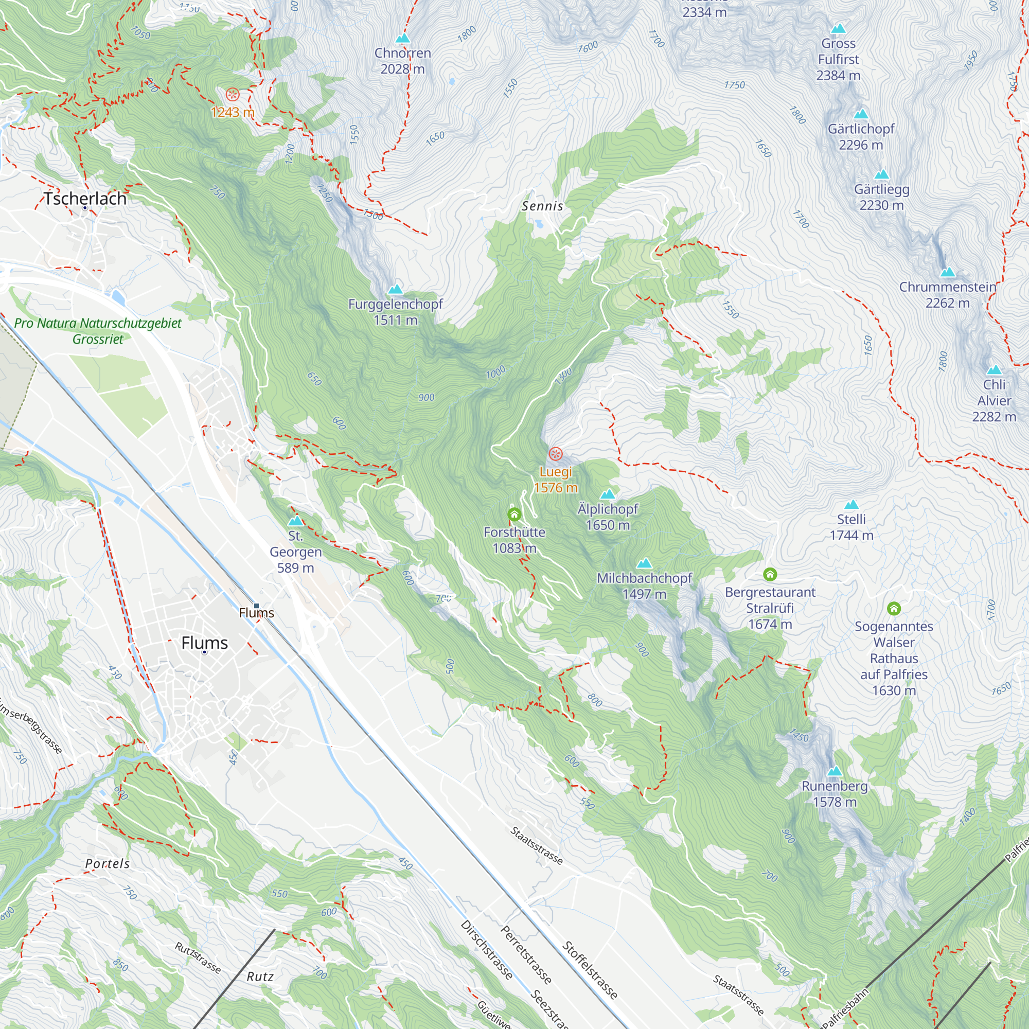 Forsthütte map