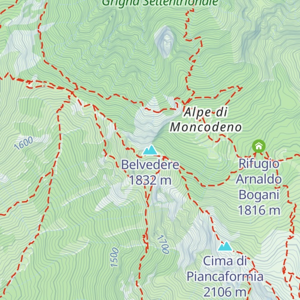 Map of Belvedere