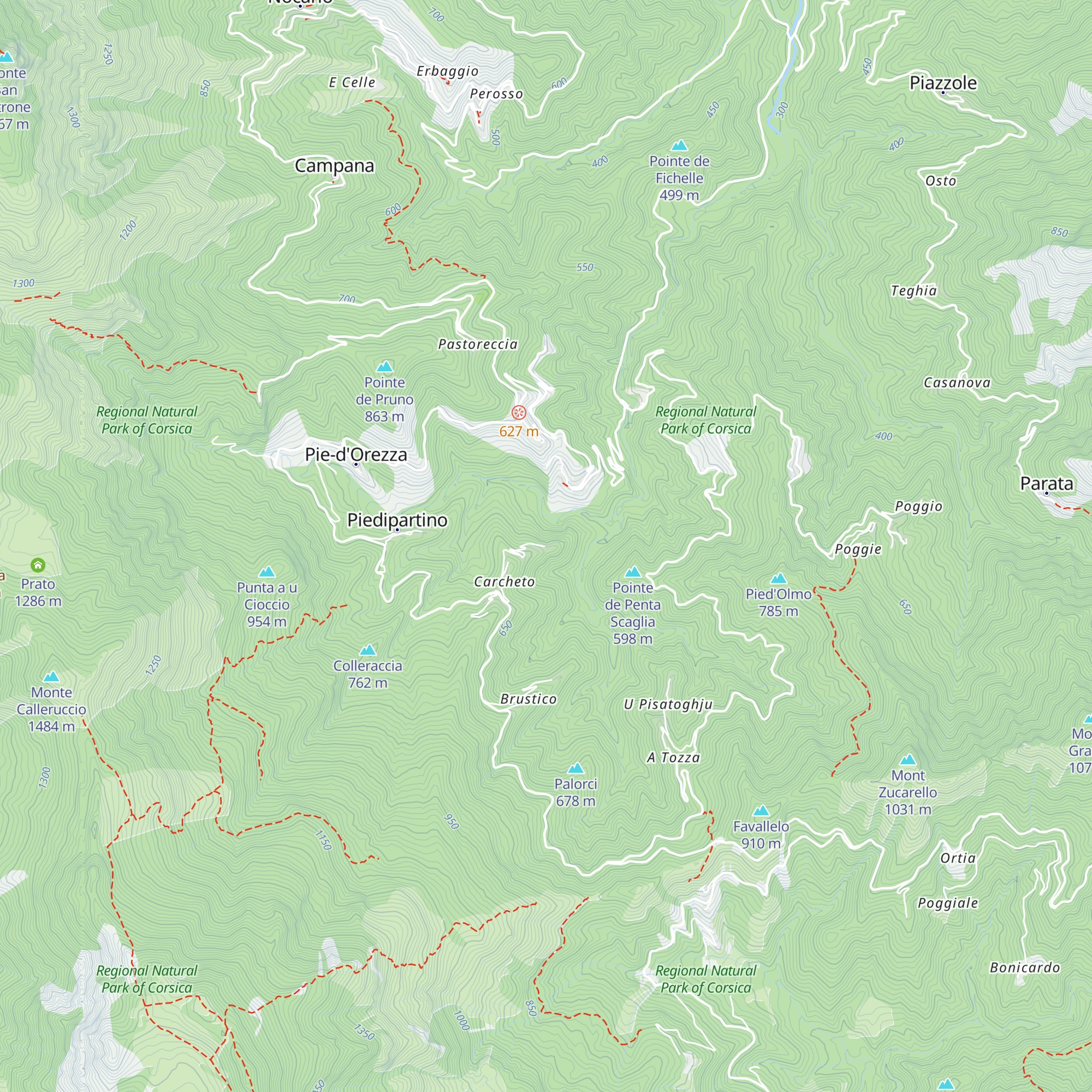 Gîte de Tevola map