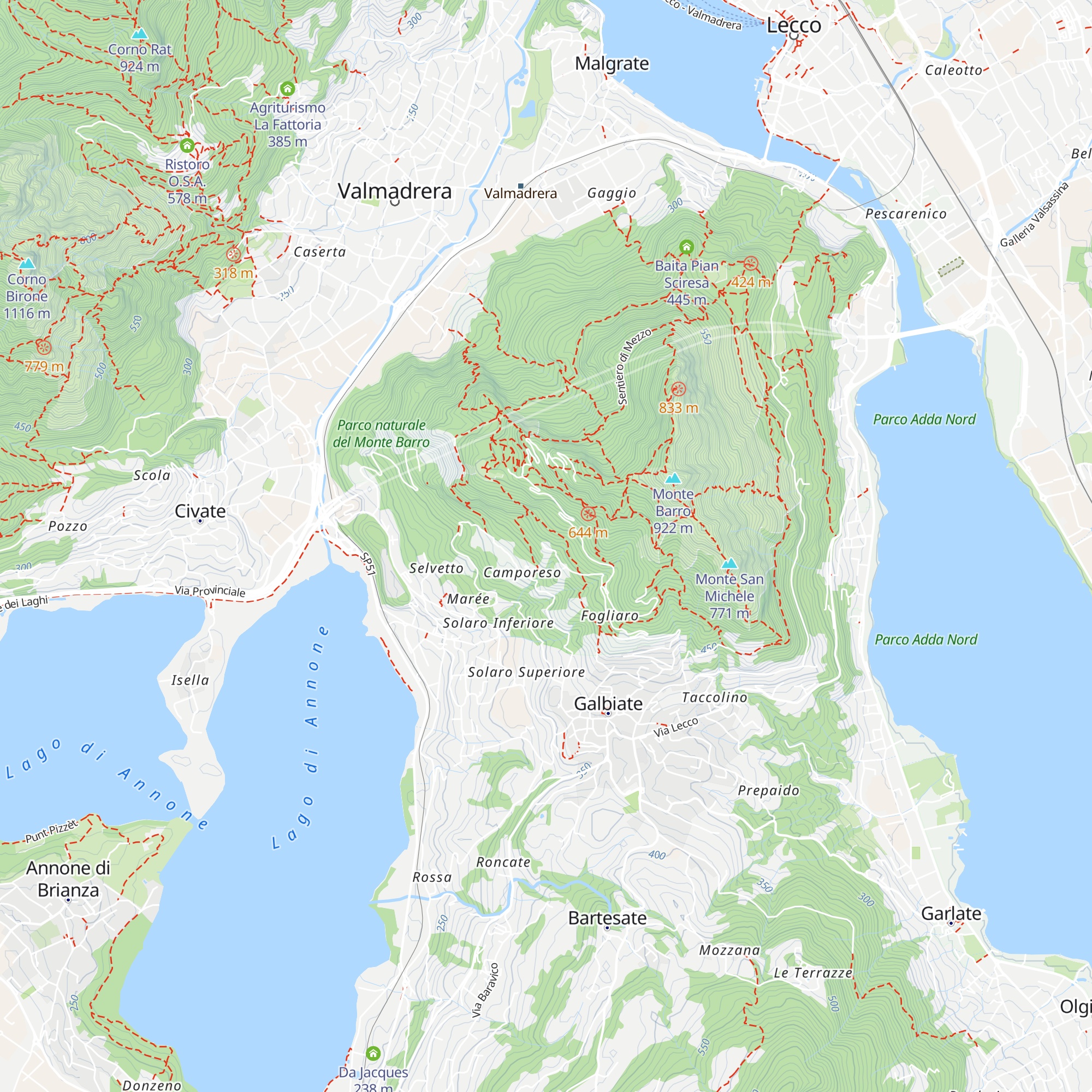 Agriturismo San Materno map