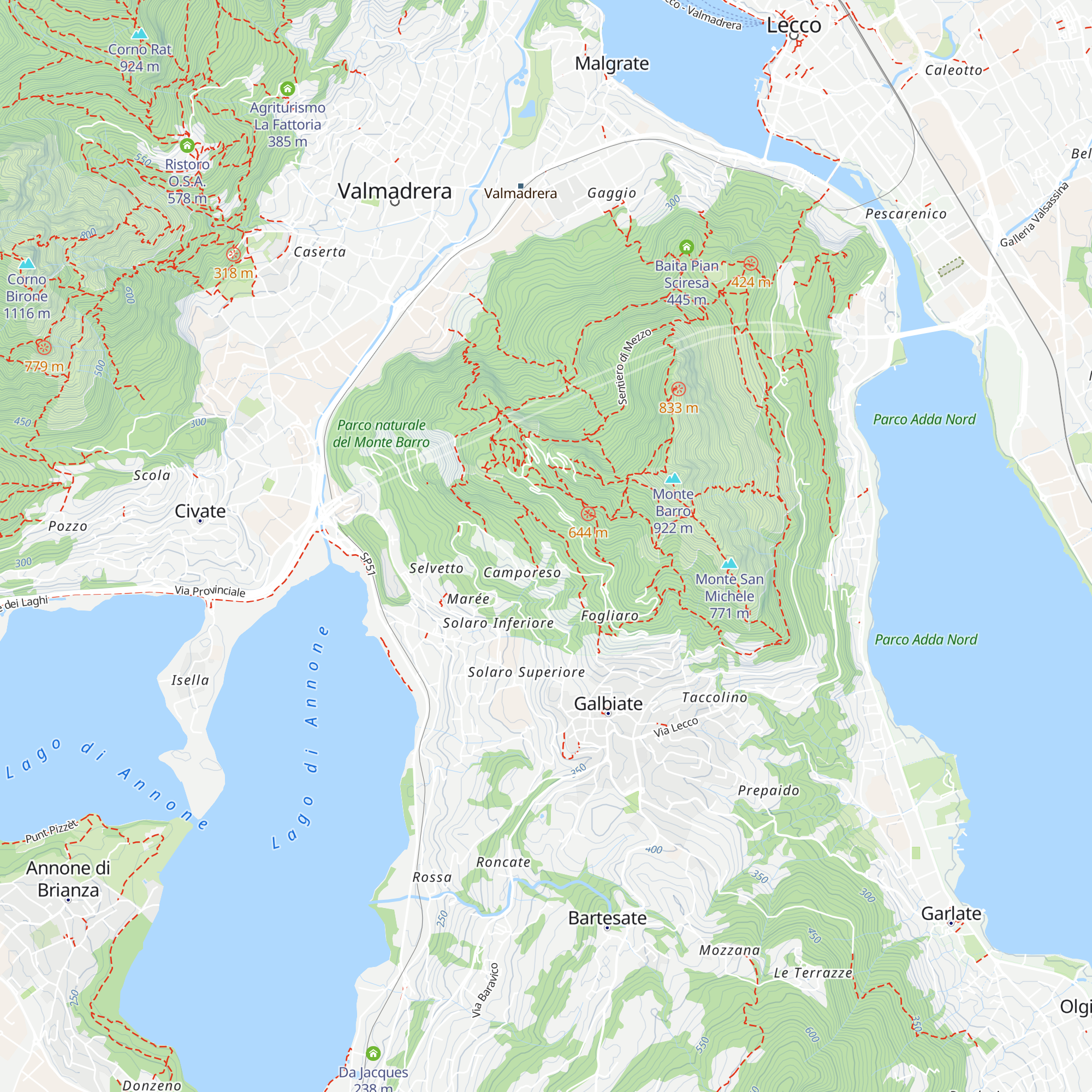 Agriturismo San Materno map
