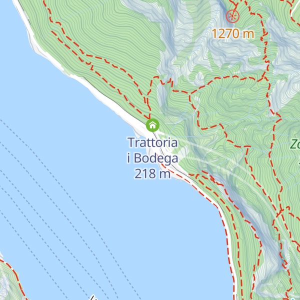 Map of Bar Pradello