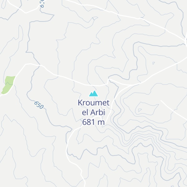 Map of Kroumet el Arbi