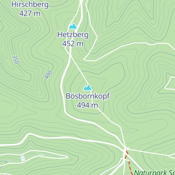 Map of Bösbornkopf