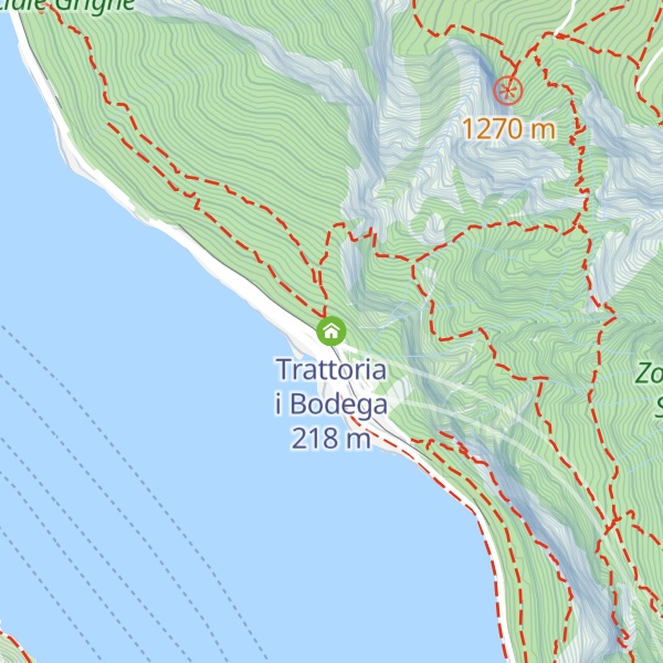 Map of Trattoria i Bodega