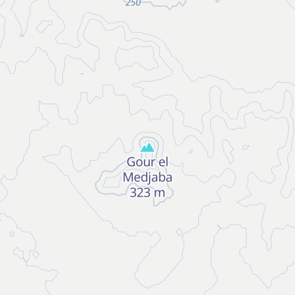 Map of Gour el Medjaba