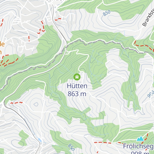 Map of Hütten