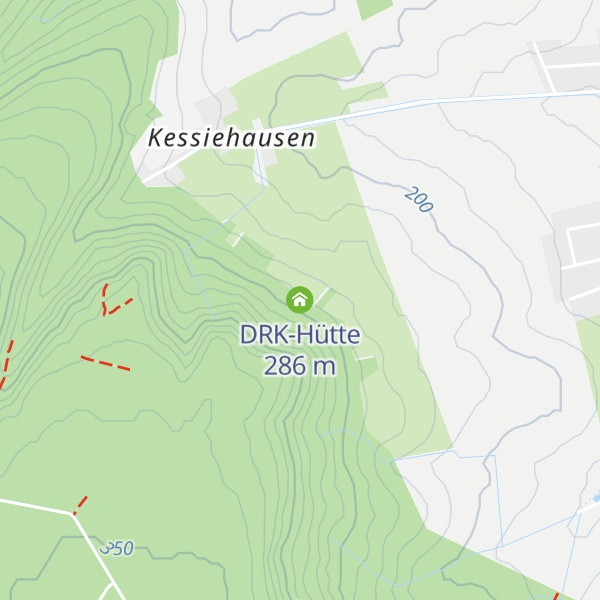 Map of DRK-Hütte