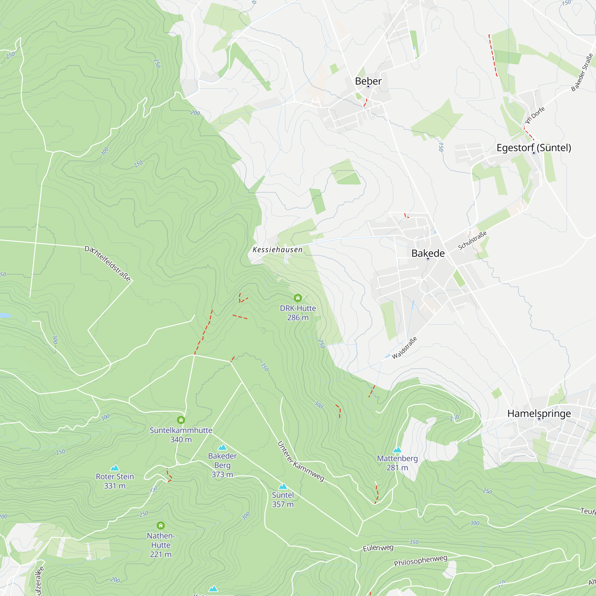 DRK-Hütte map