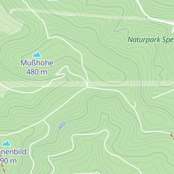 Map of Schutzhütte an der Dreifaltigkeitslärche