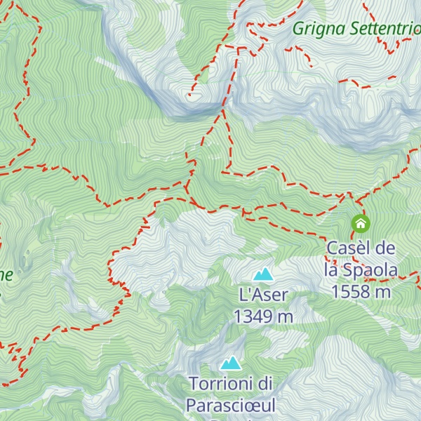 Map of Baita dell'Aser