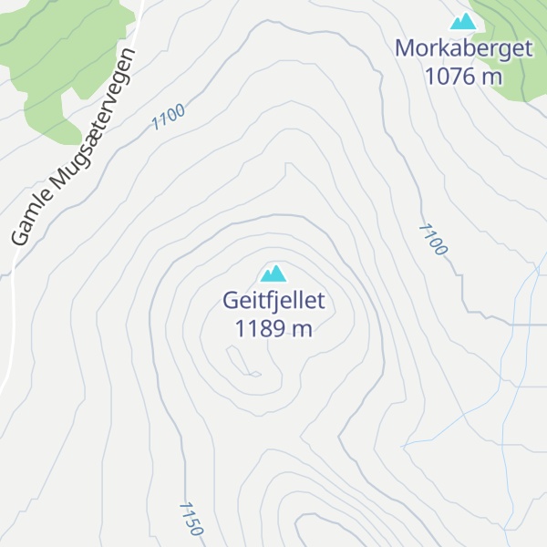 Map of Geitfjellet
