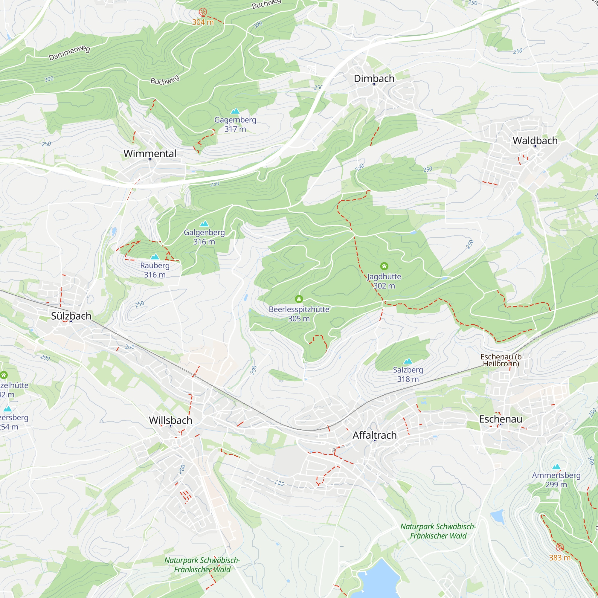 Beerlesspitzhütte map