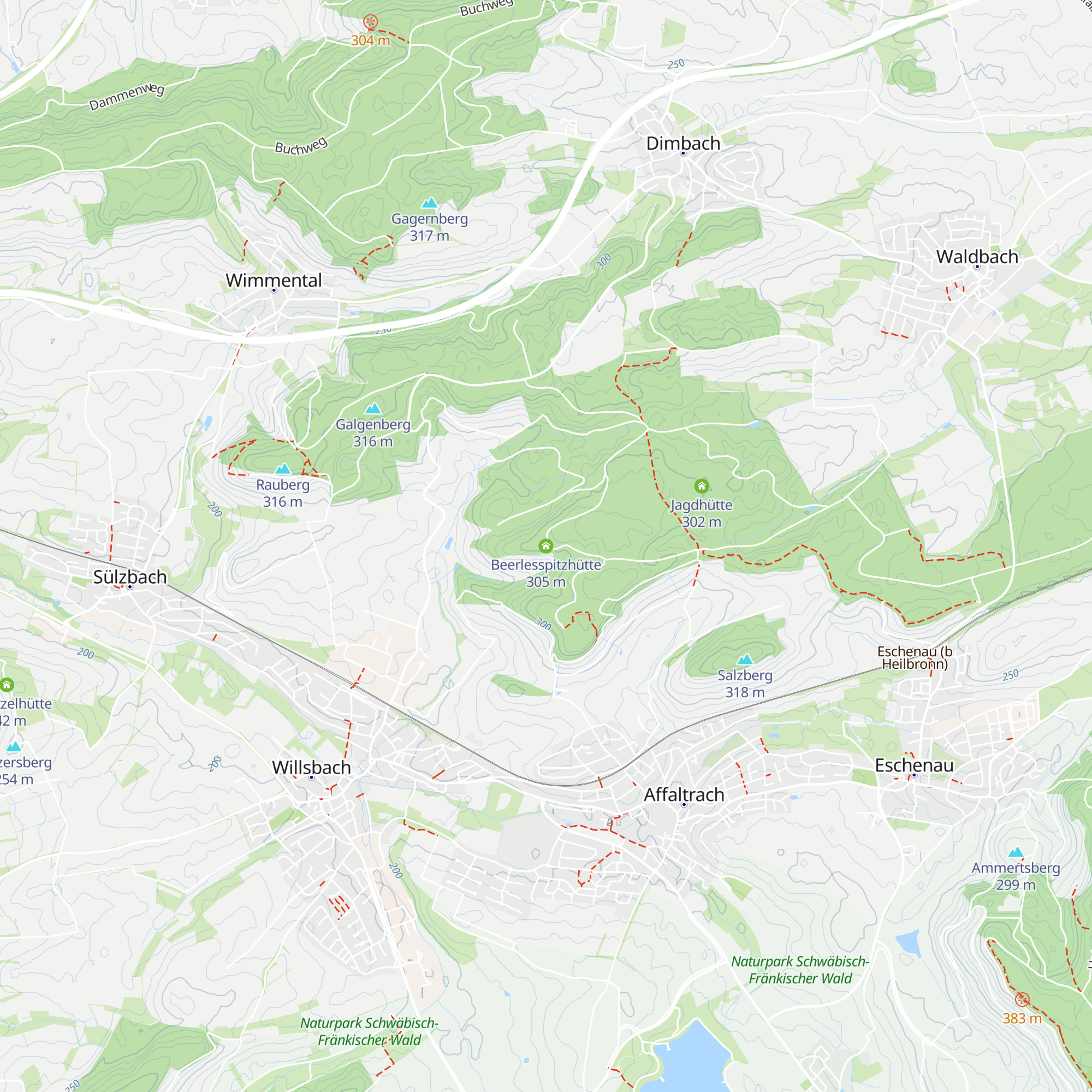 Beerlesspitzhütte map