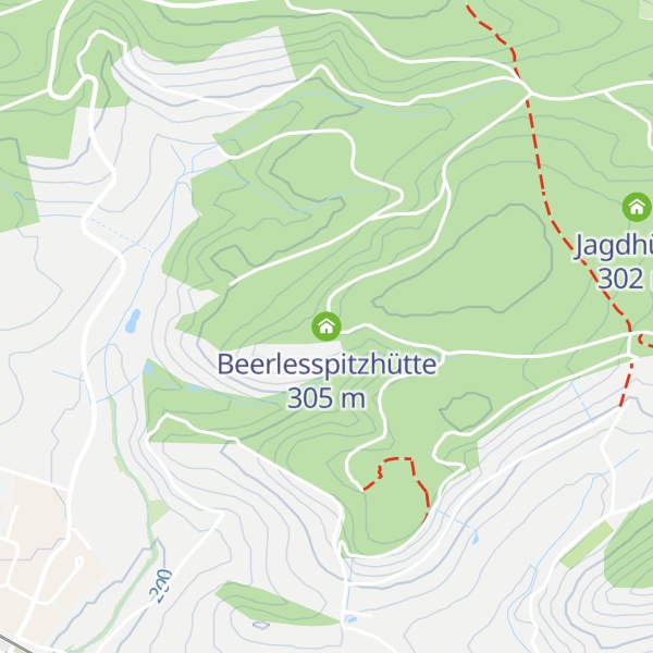 Map of Beerlesspitzhütte