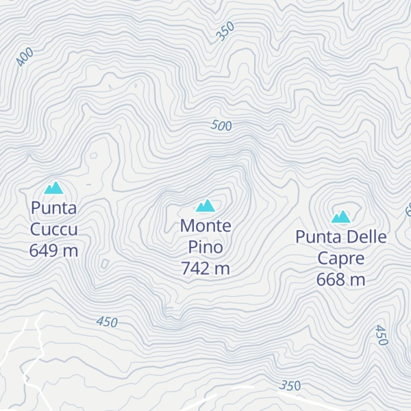 Map of Monte Pino