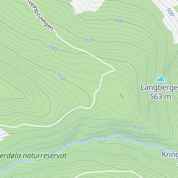 Map of Øvre Haugen