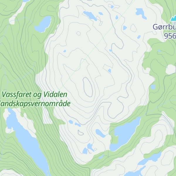 Map of Strøslifjell
