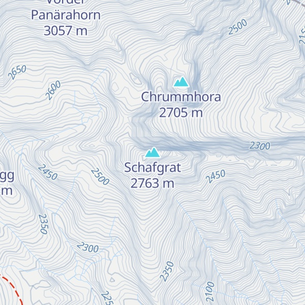 Map of Schafgrat